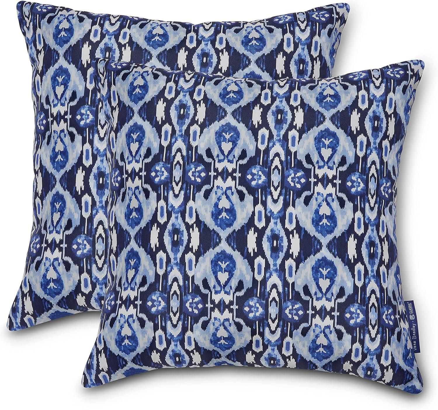 Vera Bradley Vera Bradley Island Outdoor Square Pillow Cover & Insert (Set of 2)