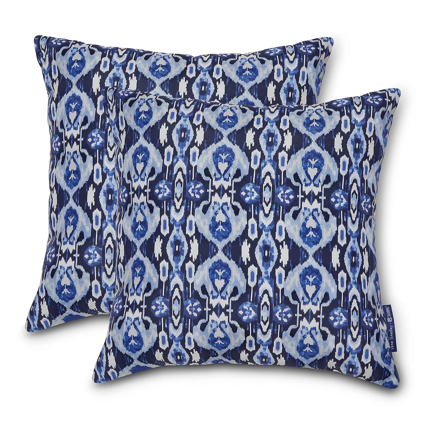 Vera Bradley Vera Bradley Island Outdoor Square Pillow Cover & Insert (Set of 2)