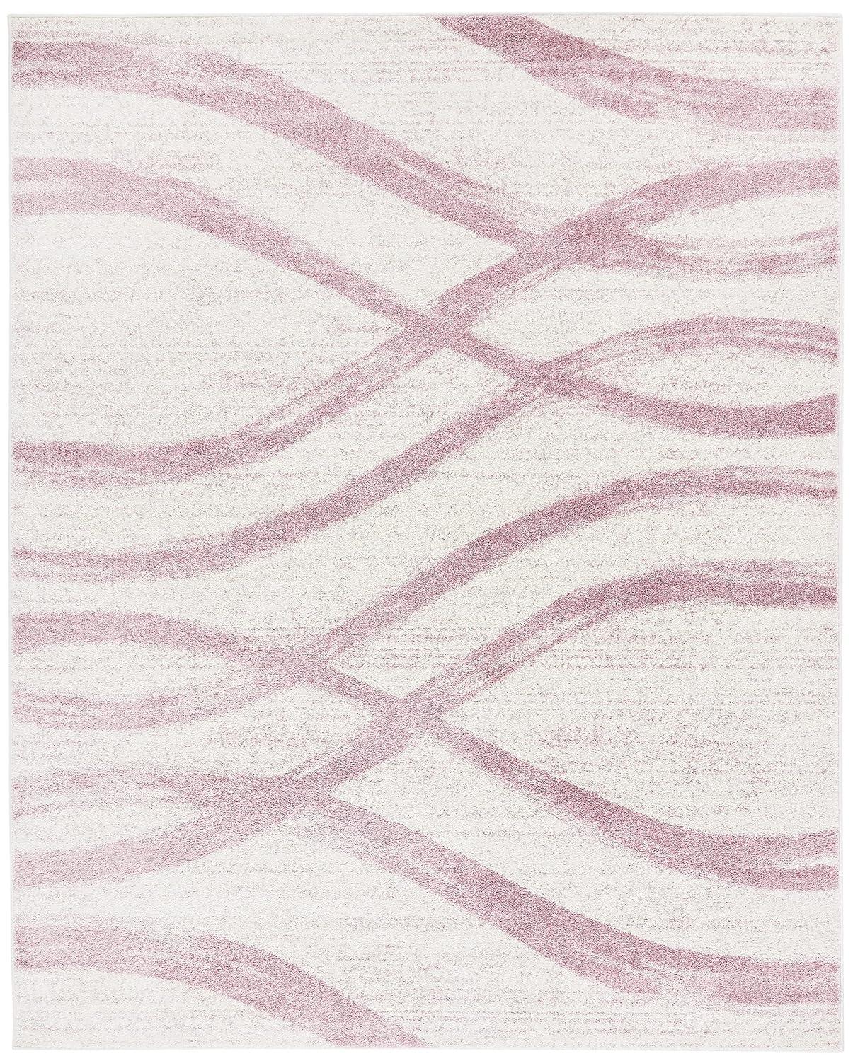 Adirondack ADR125 Machine Made Indoor Area Rug - Cream/Purple - 9'x12' - Safavieh