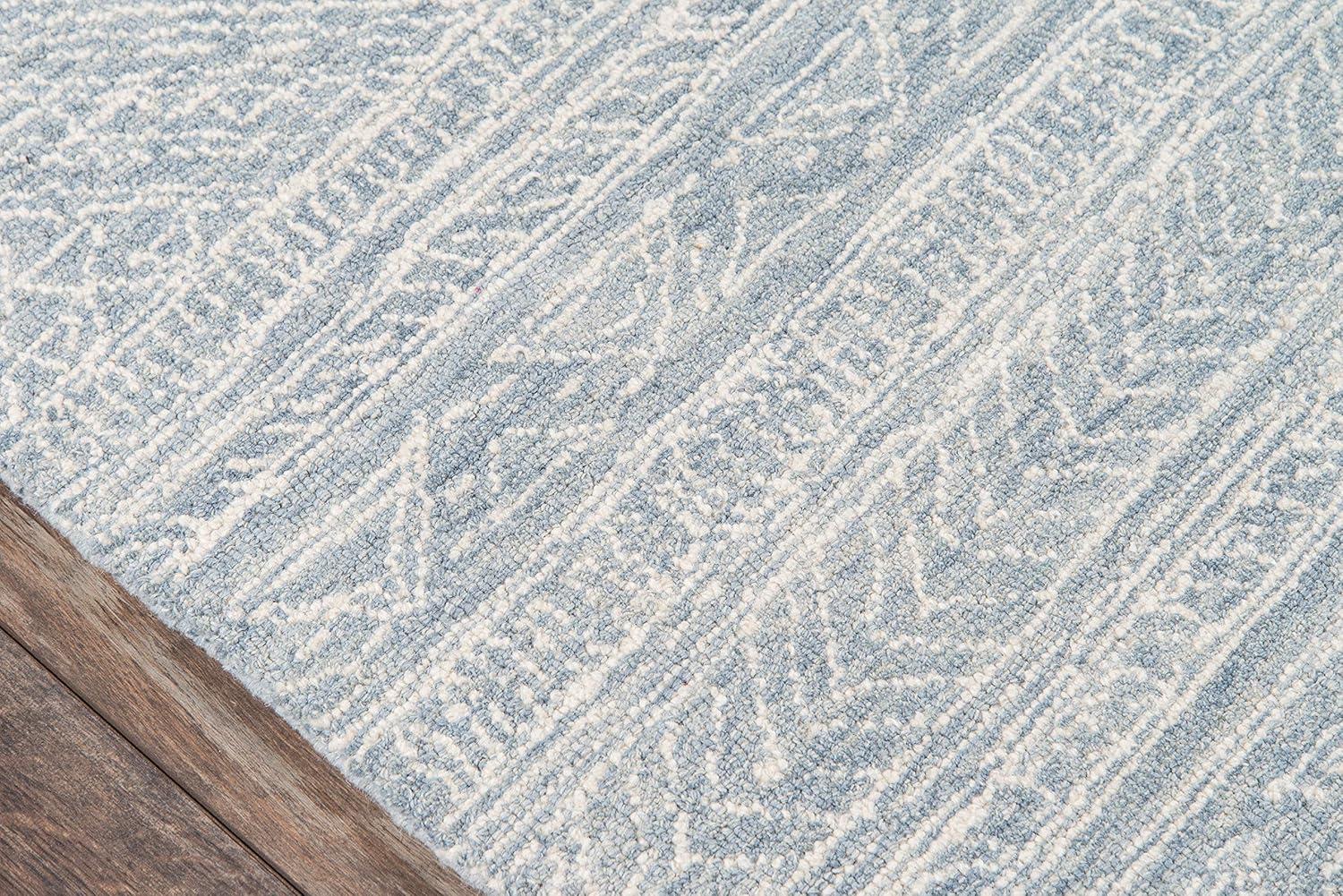 Momeni Contemporary Rectangle Area Rug, Light Blue, 5' X 8'