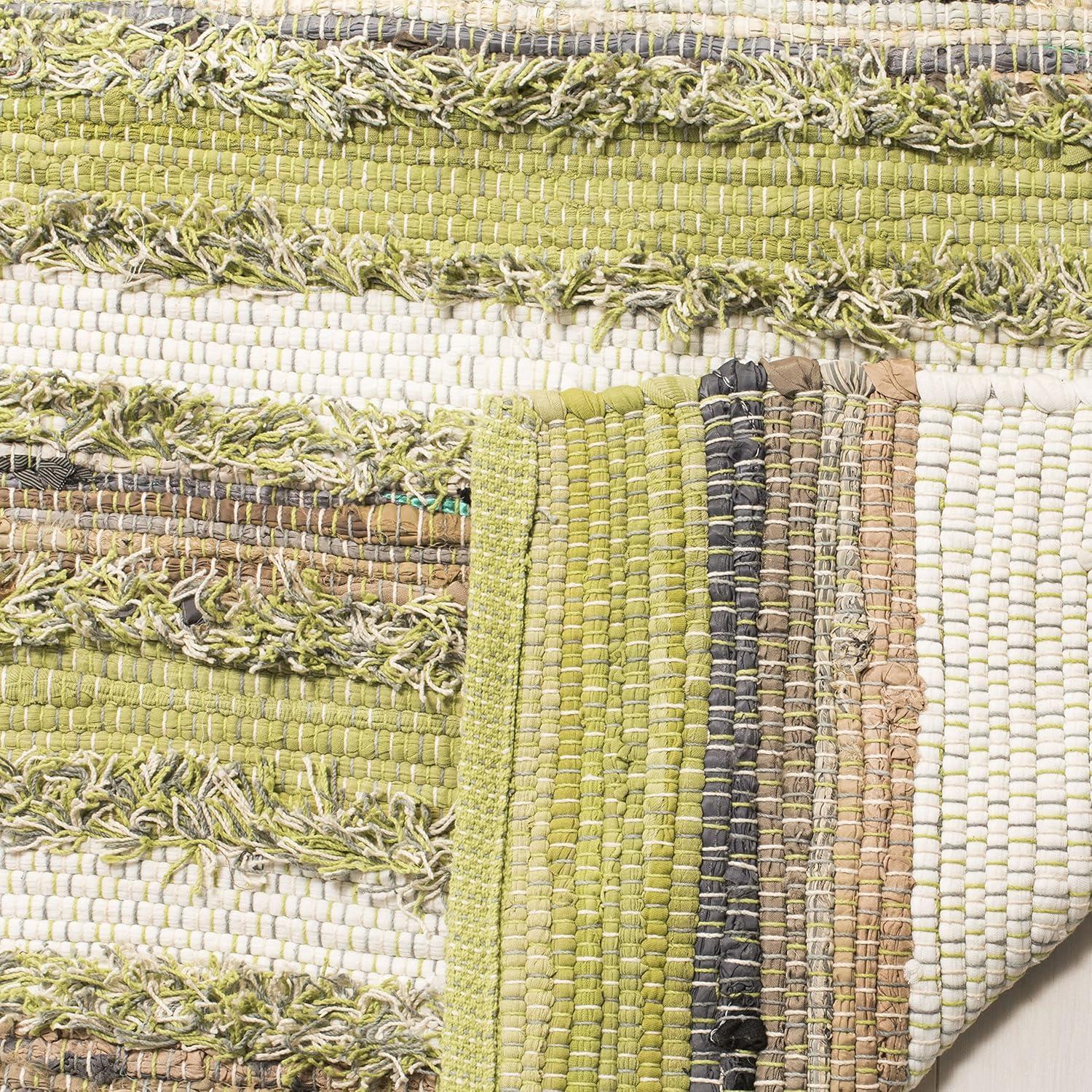 Bester Hand Woven Cotton Striped Rug