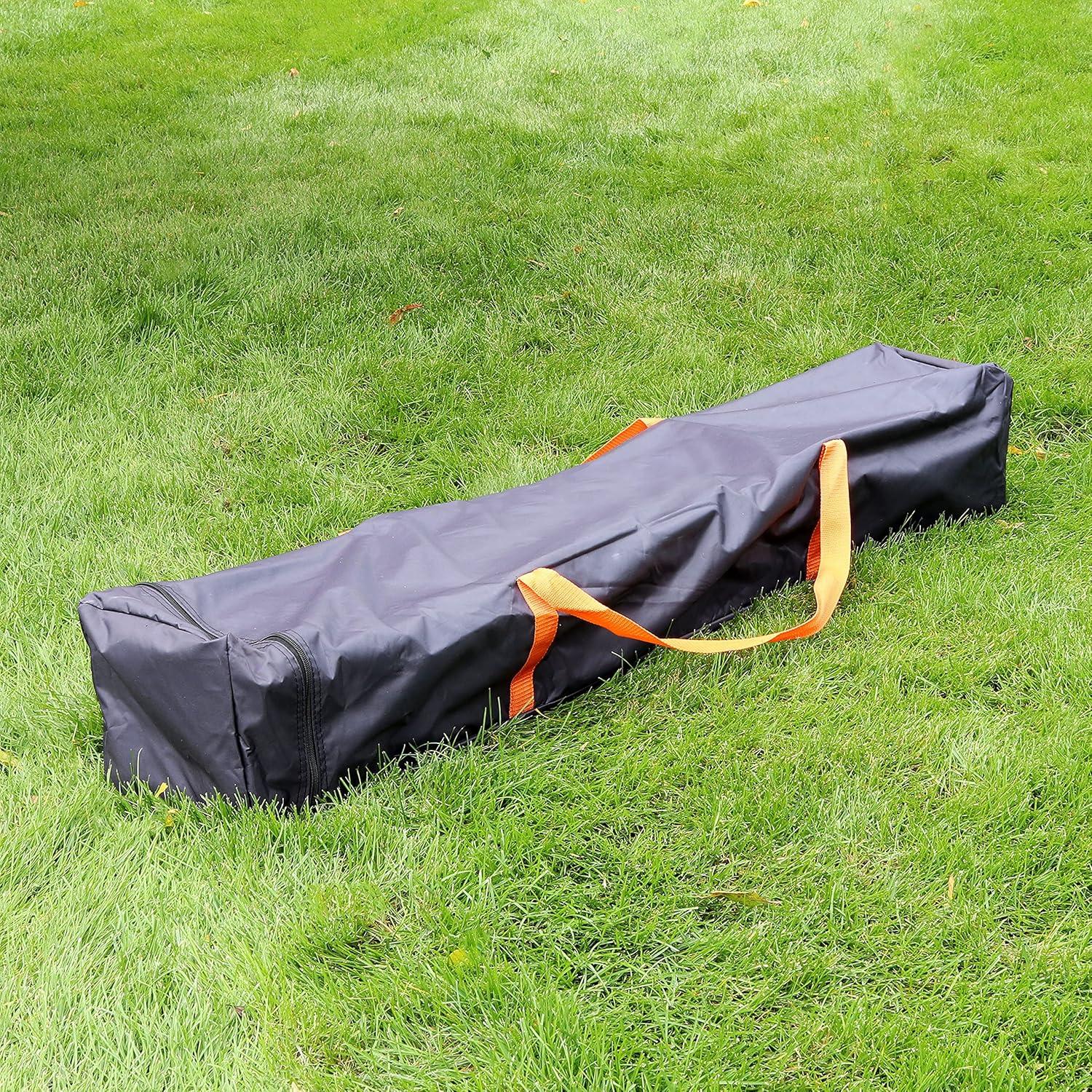 Sunnydaze Standard Pop-Up Canopy 120D Polyester Carrying Bag - Black