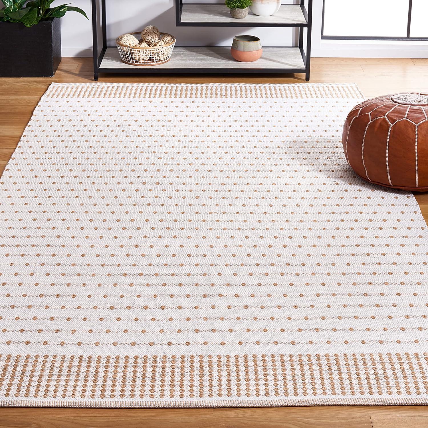 Montauk MTK714 Hand Woven, Flat Weave Indoor Accent Rug - Beige/Ivory - 3'x5' - Safavieh