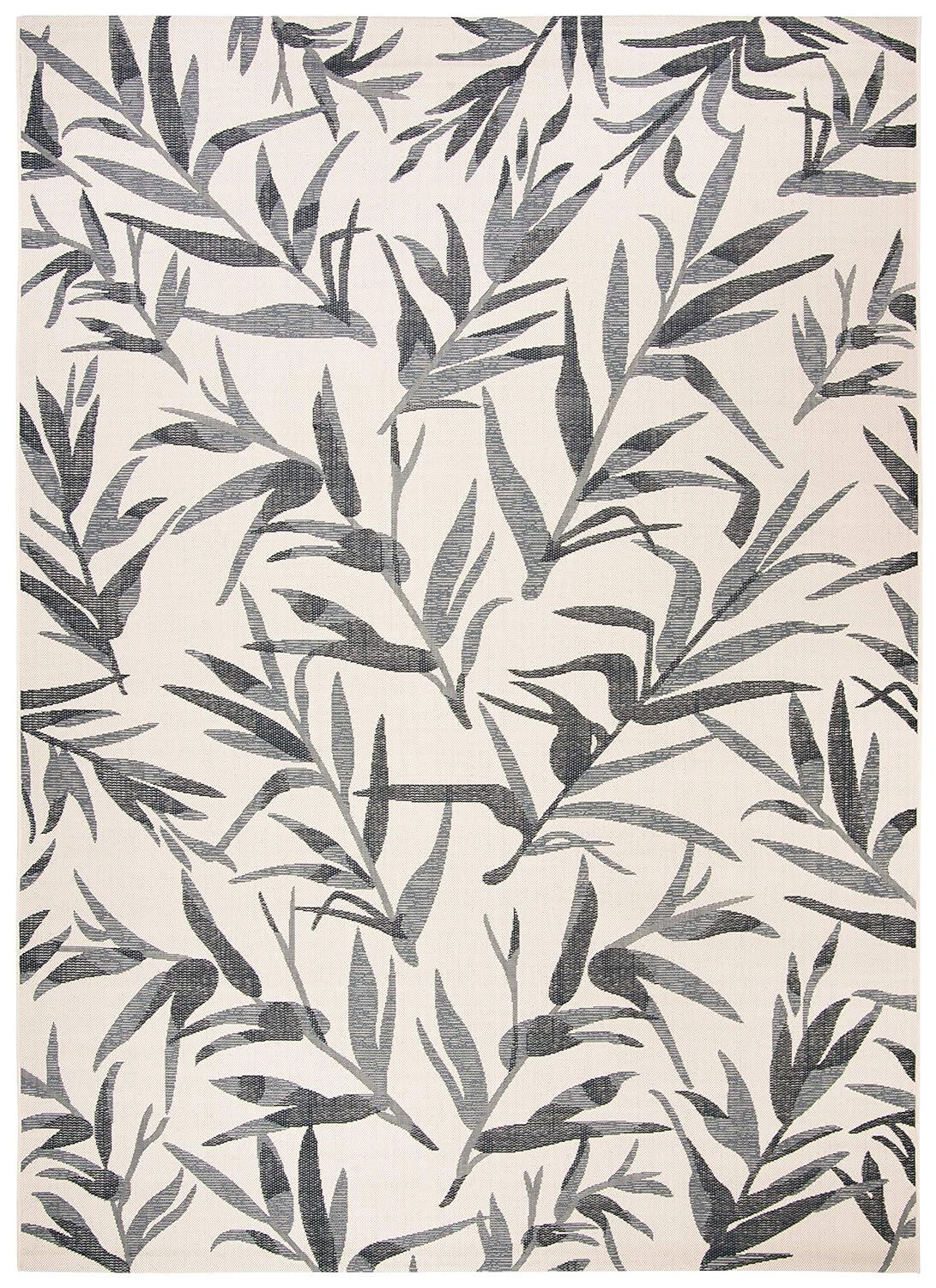 Courtyard CY7425 Power Loomed Indoor/Outdoor Area Rug - Beige/Anthracite - 8'x11' - Safavieh.