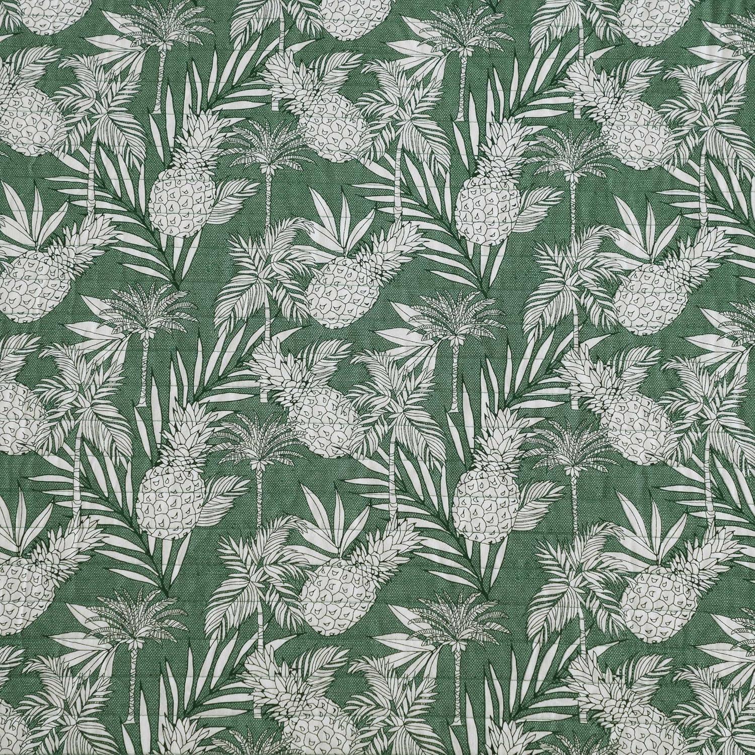 Tommy Bahama Home Pineapple Venture Tropical Cotton Floral Quilt Set