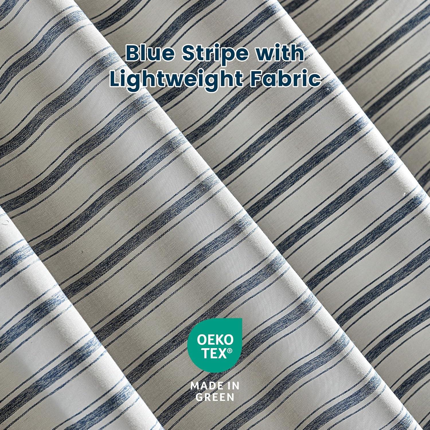 Lush Decor Striped Shower Curtain