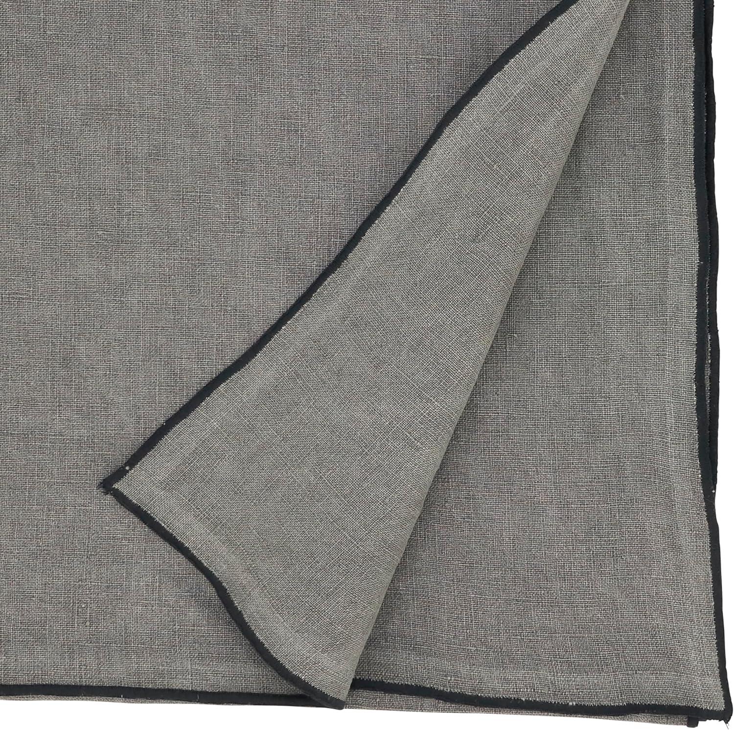 Saro Lifestyle Stonewashed Stitched Edge Table Runner