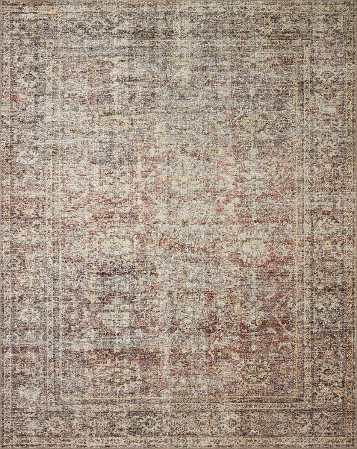 Georgie Oriental Bordeaux/Antique Area Rug