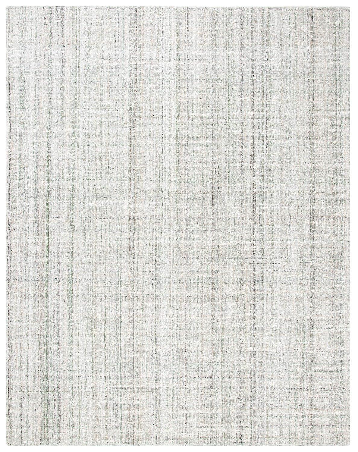 SAFAVIEH Alfombra Abstracta con Rayas Jerrald, Verde/salvia, 10' x 14'