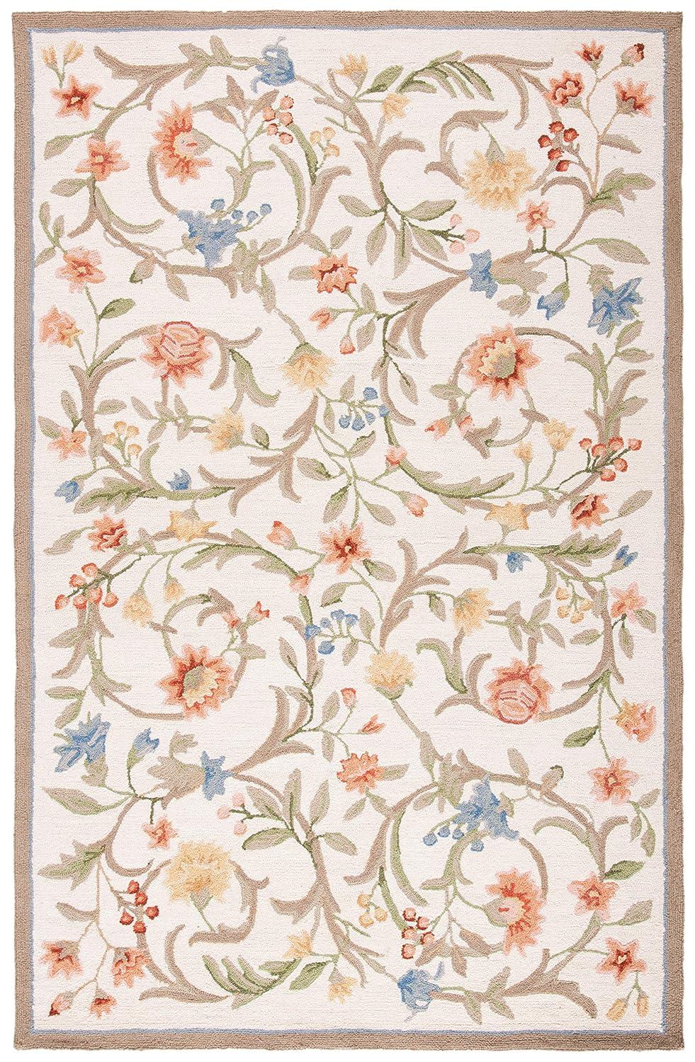 Chelsea HK248 Handmade Area Rug - 5'3"x8'3" - Ivory - Safavieh