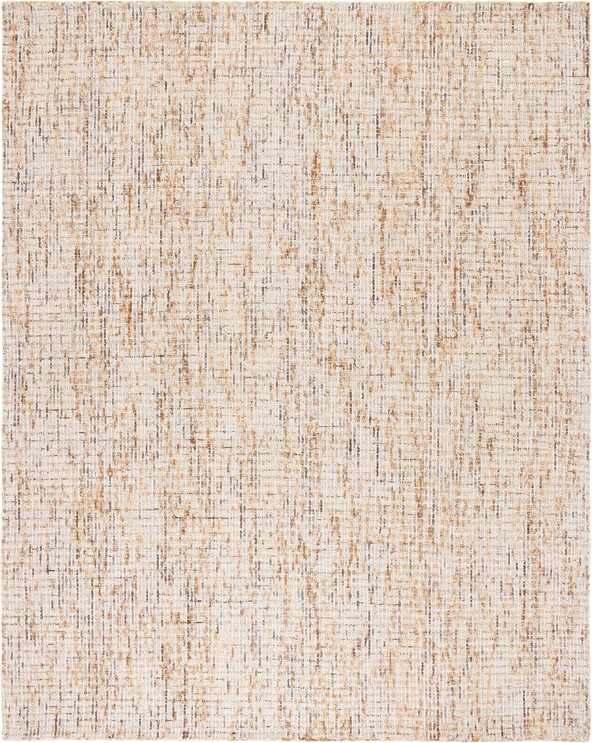 Abstract ABT468 Handmade Indoor Area Rug - Gold/Blue - 5'x8' - Safavieh