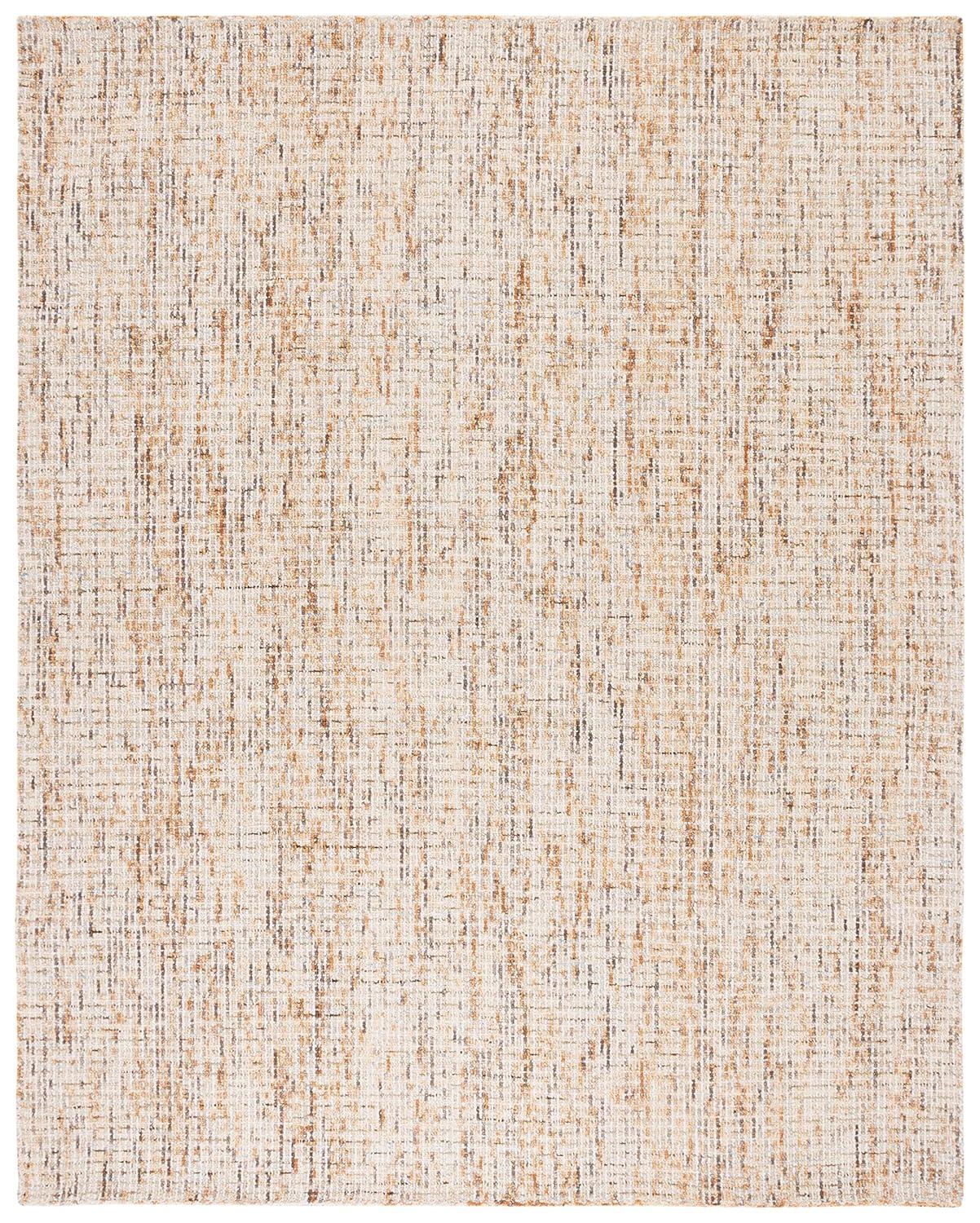 Abstract ABT468 Handmade Indoor Area Rug - Gold/Blue - 5'x8' - Safavieh