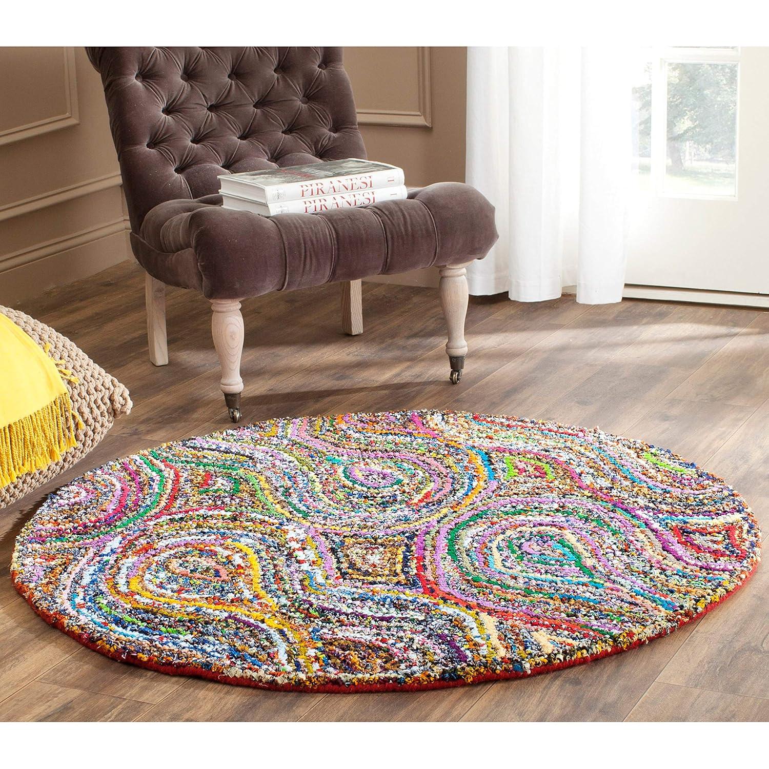 Nantucket NAN437 Hand Tufted Accent Rug - Multi - 2'3"x4' - Safavieh.