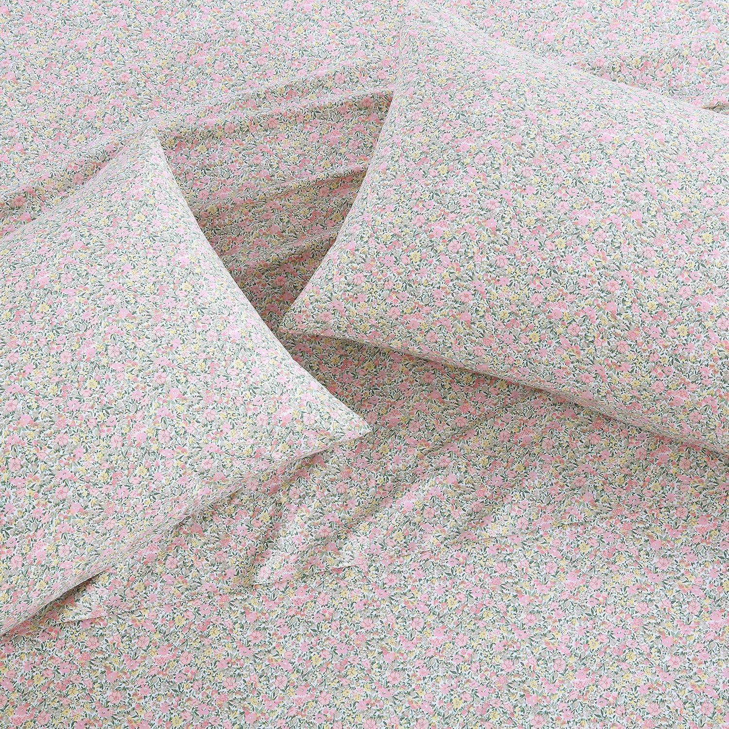 Laura Ashley Laura Ashley Printed Cotton Percale Pillowcase Set (Set of 2)