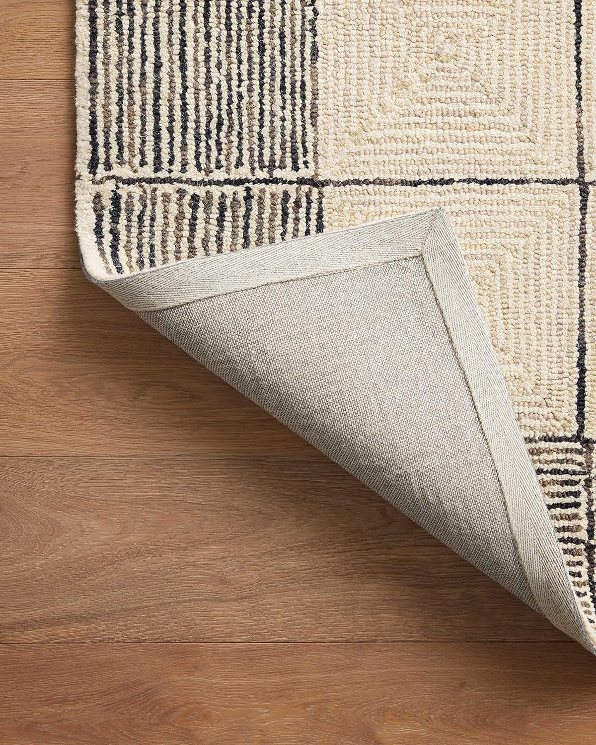 Chris Loves Julia x Loloi Francis Collection FRA-02 Cream / Black, ContemporaryArea Rug