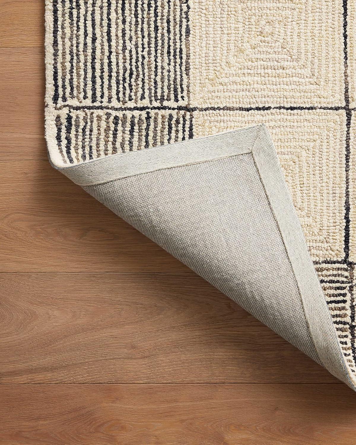 Chris Loves Julia x Loloi Francis Collection FRA-02 Cream / Black, ContemporaryArea Rug