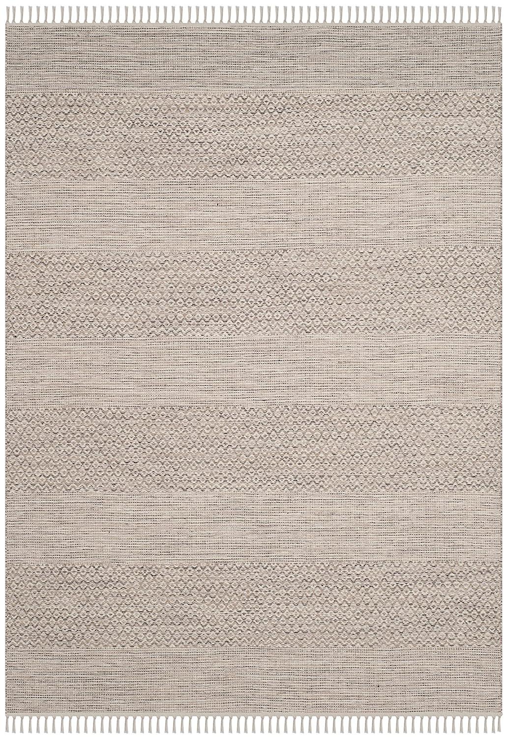 Montauk MTK330 Hand Woven Indoor Accent Rug - Ivory/Steel Grey - 4'x6' - Safavieh