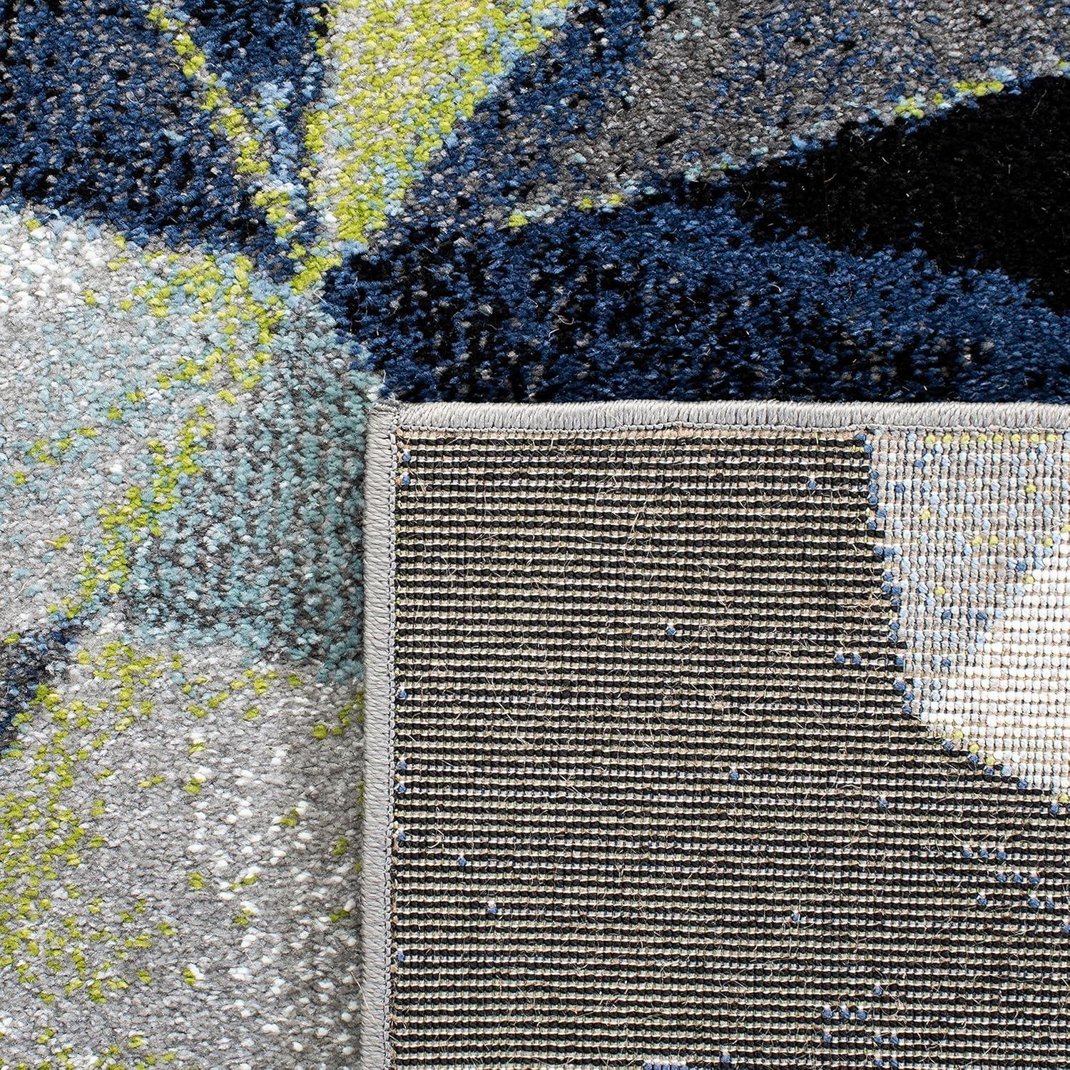 Porcello PRL6940 Power Loomed Indoor Area Rug - 9'x12' - Grey/Blue - Safavieh