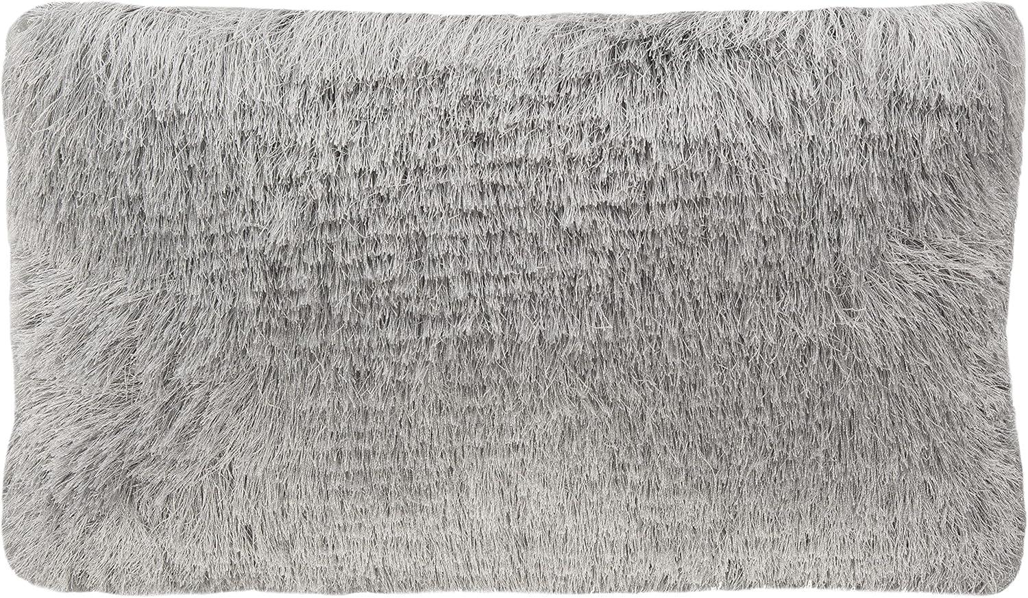 Chic Shag Pillow - Silver - 20"X20" - Safavieh