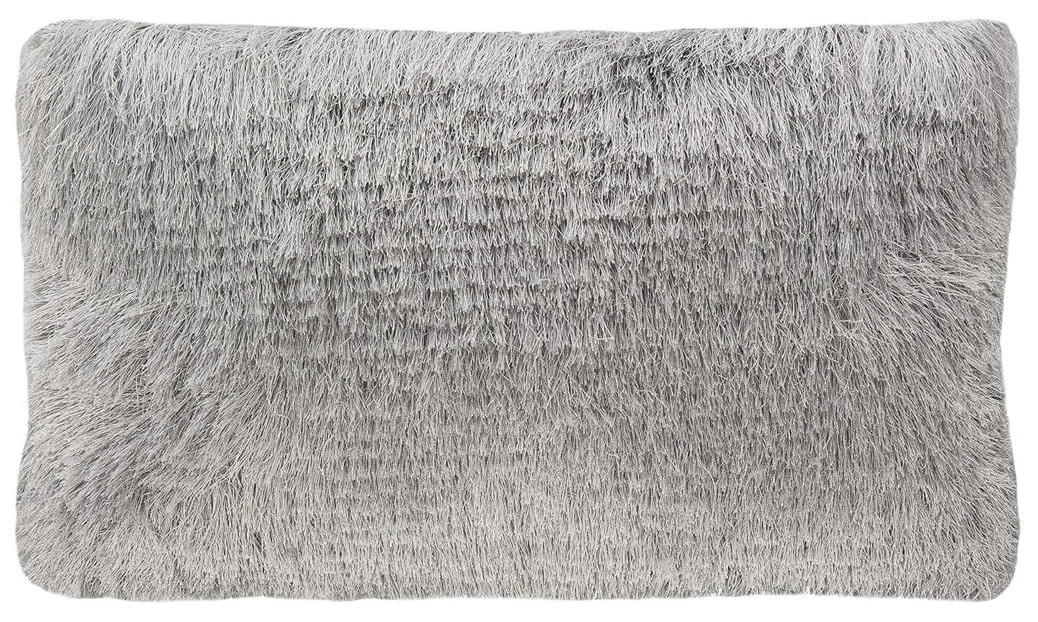 Chic Shag Pillow - Silver - 20"X20" - Safavieh