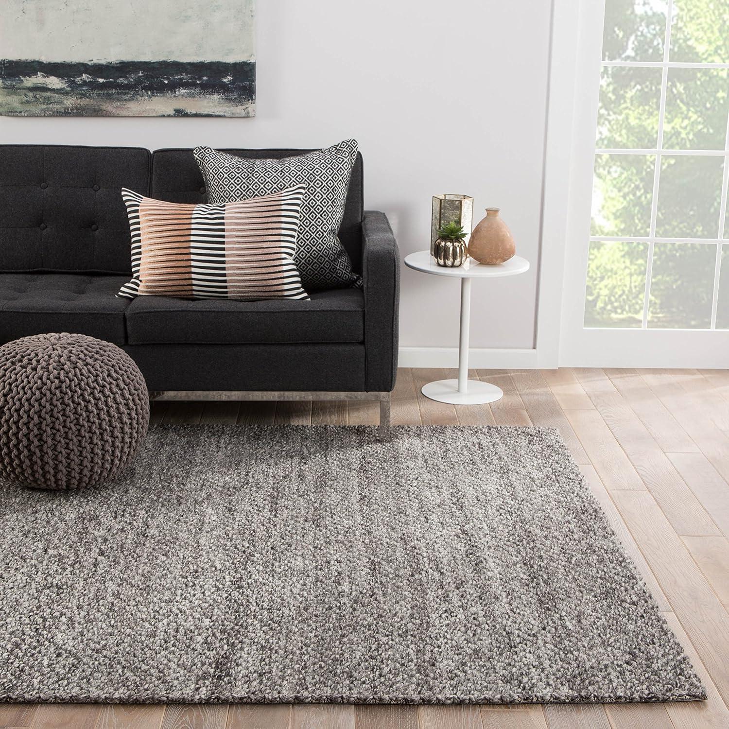 Ivory Coastline Bliss Hand-tufted Wool Rectangular Rug