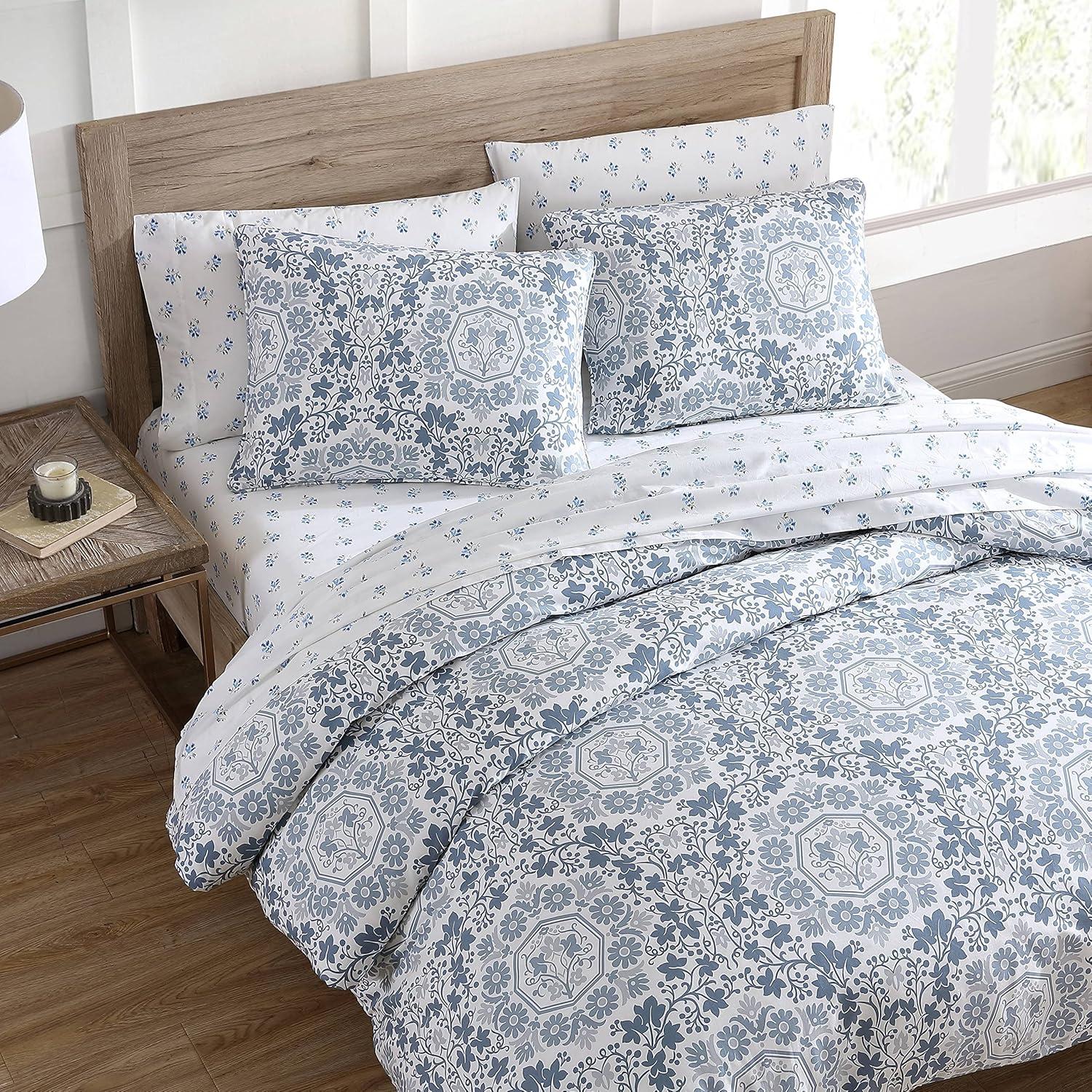 Pastel Blue Caldecott Duvet Cover Set - Stone Cottage®