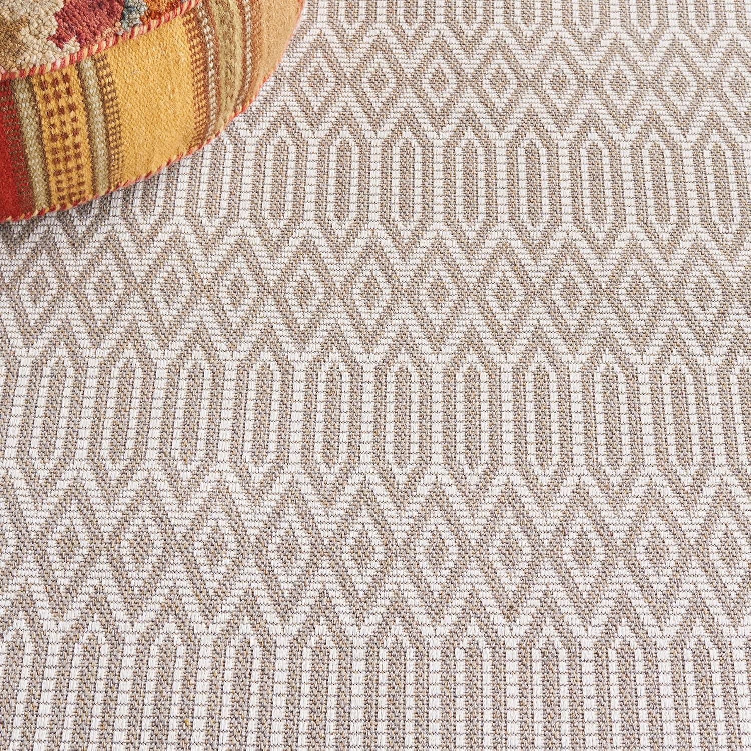 Martha Stewart 405 Cotton Geometric Rug