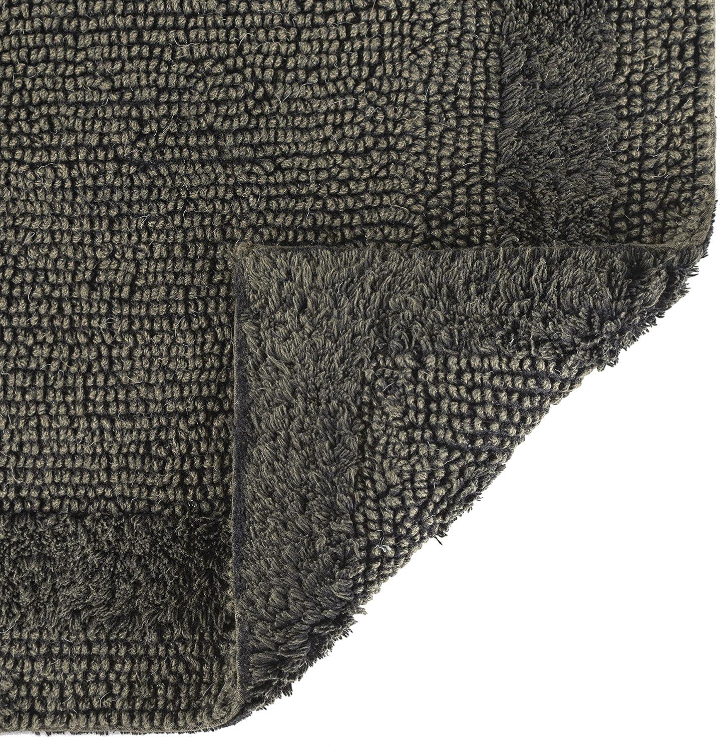 French Connection French Connection Hearn Rectangle Cotton Blend Bath Rug