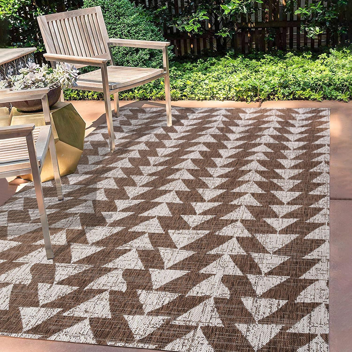 Andratx Modern  Geometric Indoor/Outdoor Area Rug - JONATHAN Y