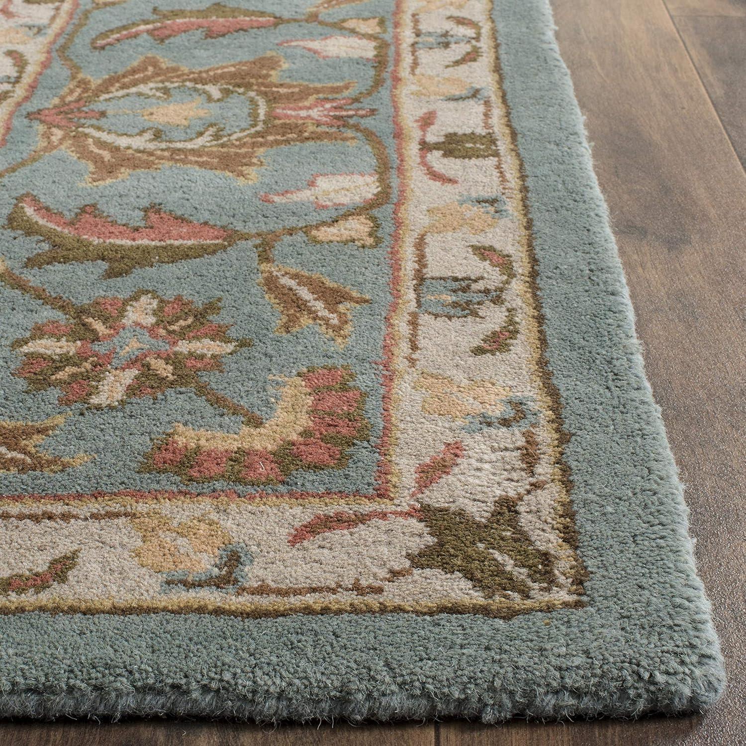 Heritage HG969 Hand Tufted Runner Rug - Blue/Blue - 2'3"x8' - Safavieh.