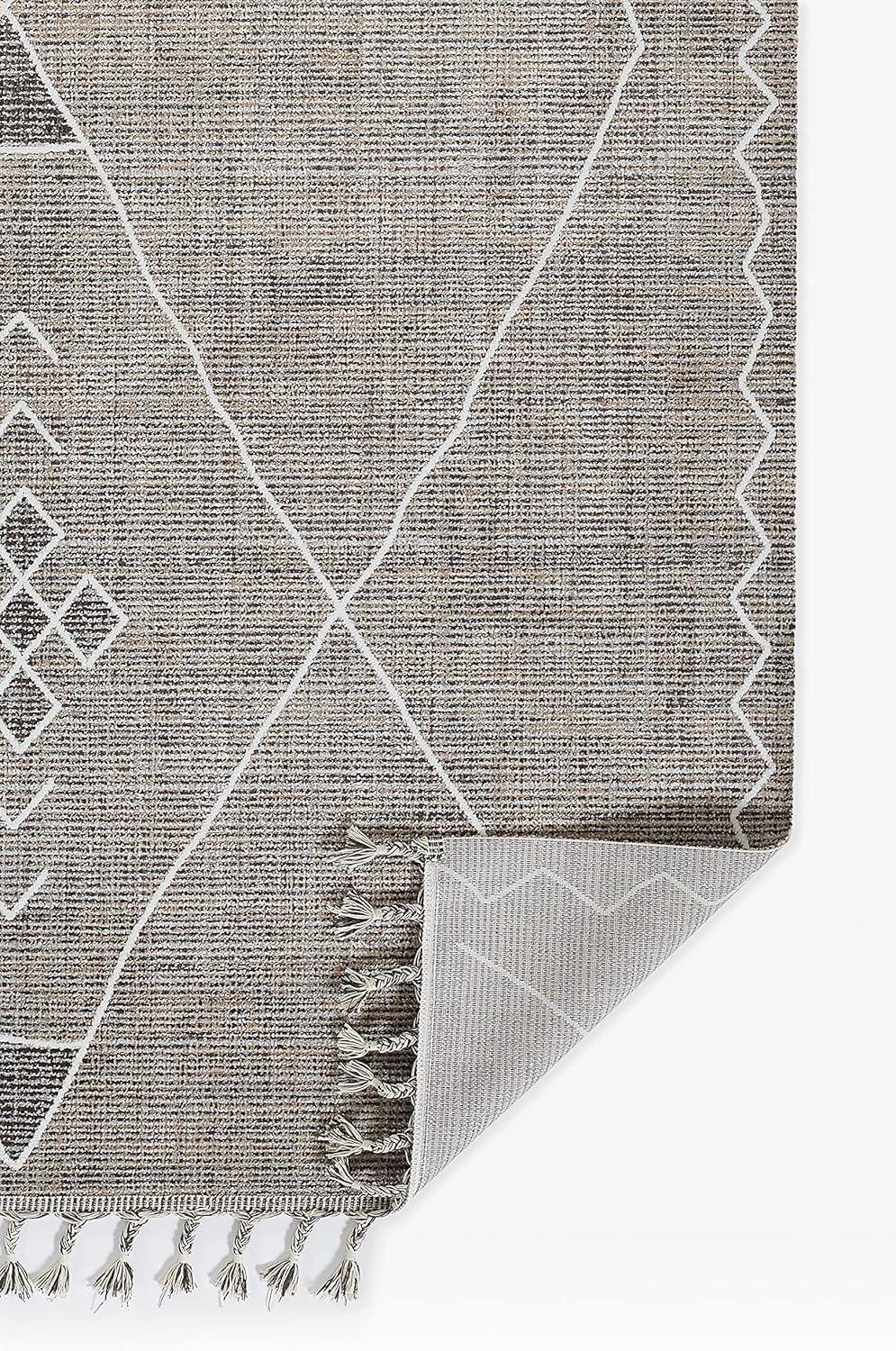 Momeni Rabat Polyester Grey Area Rug 5'3" X 7'6"