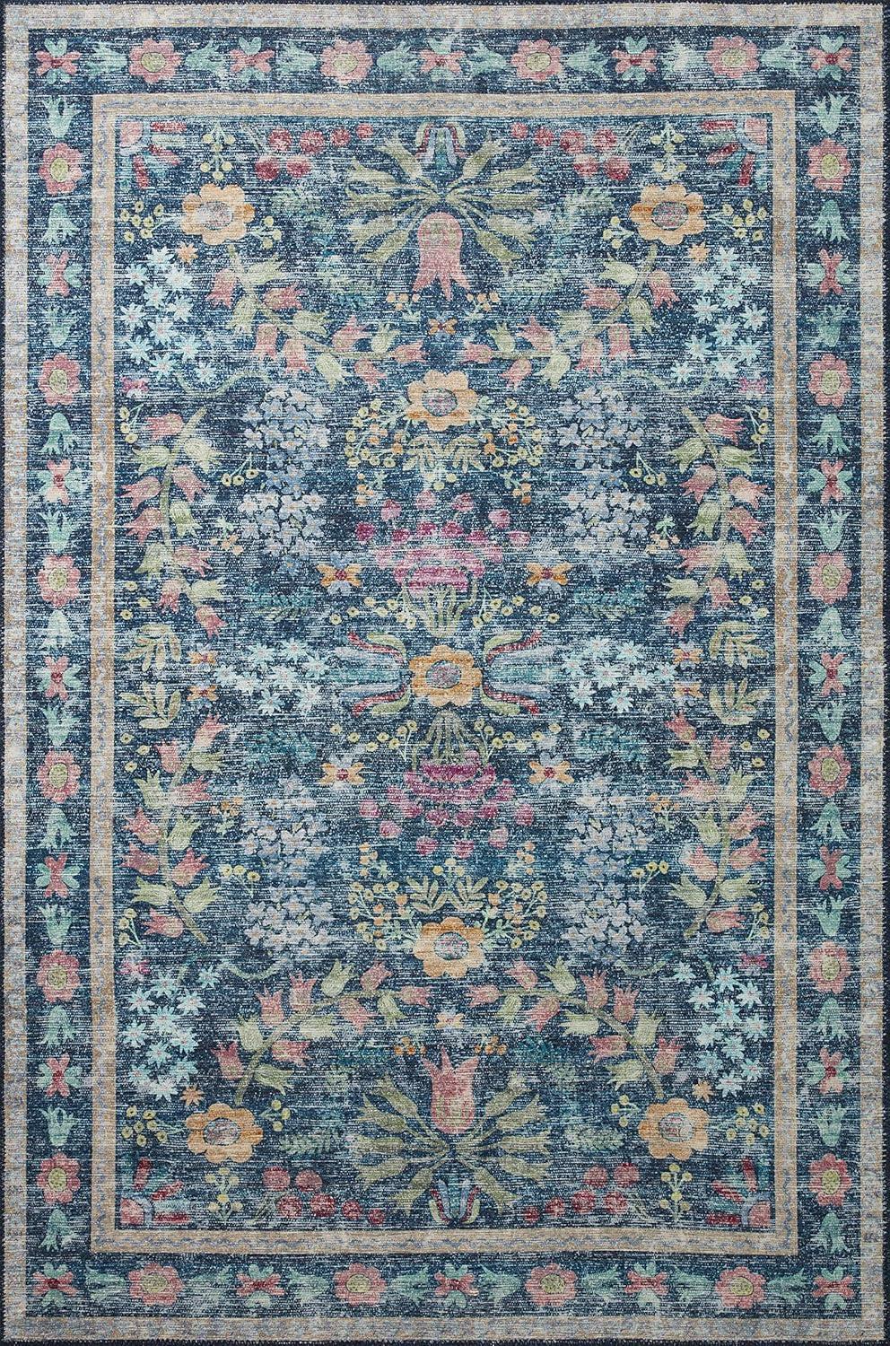 Rifle Paper Co. X Loloi Maison Frances Blue / Multi Area Rug