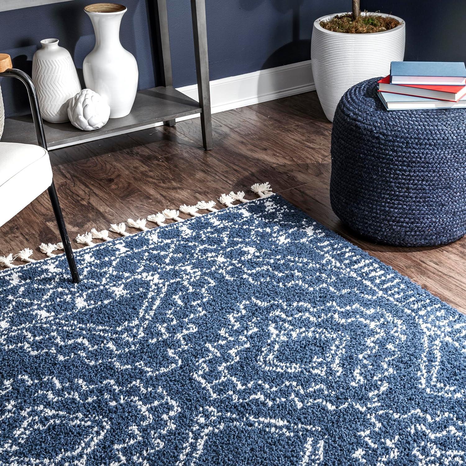 Nuloom Vasiliki Moroccan Global Tassel Area Rug