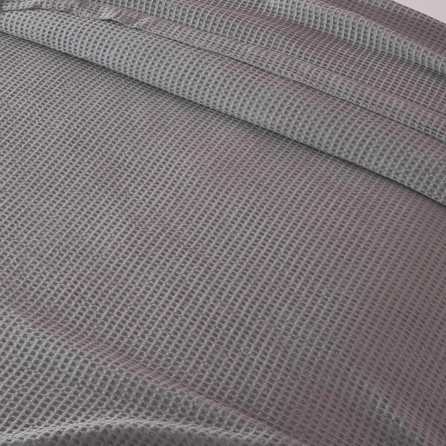 FreshFolds 100% Cotton Waffle Weave Blanket