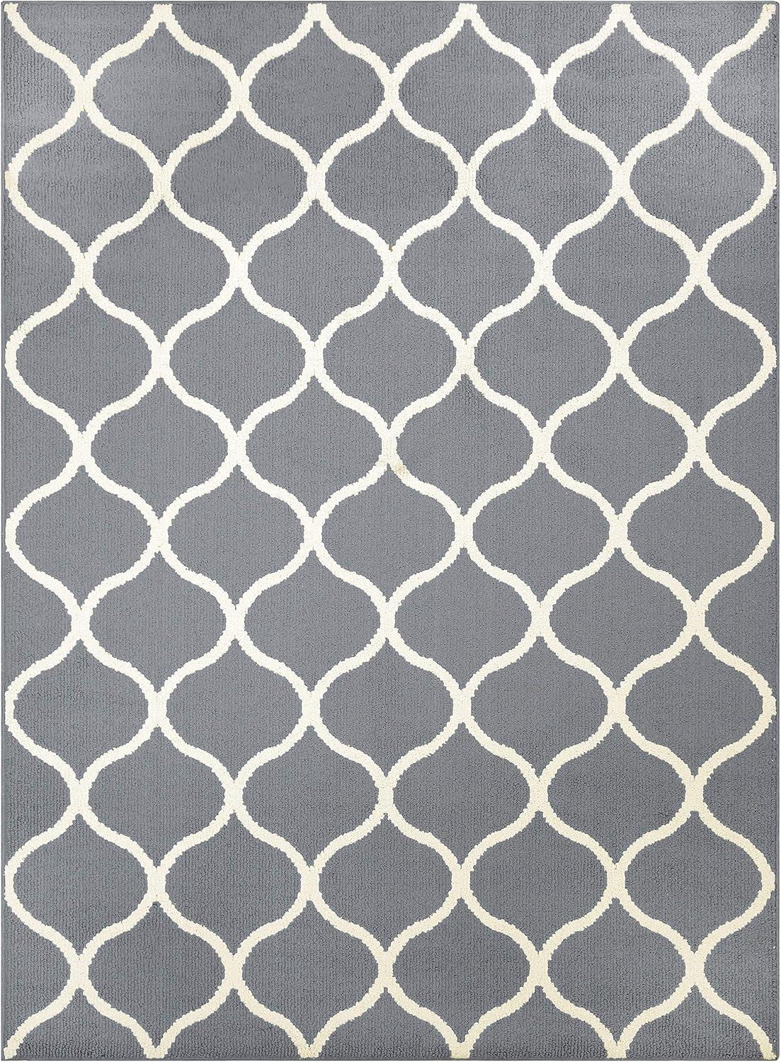 Hershman Tufted Gray Area Rug