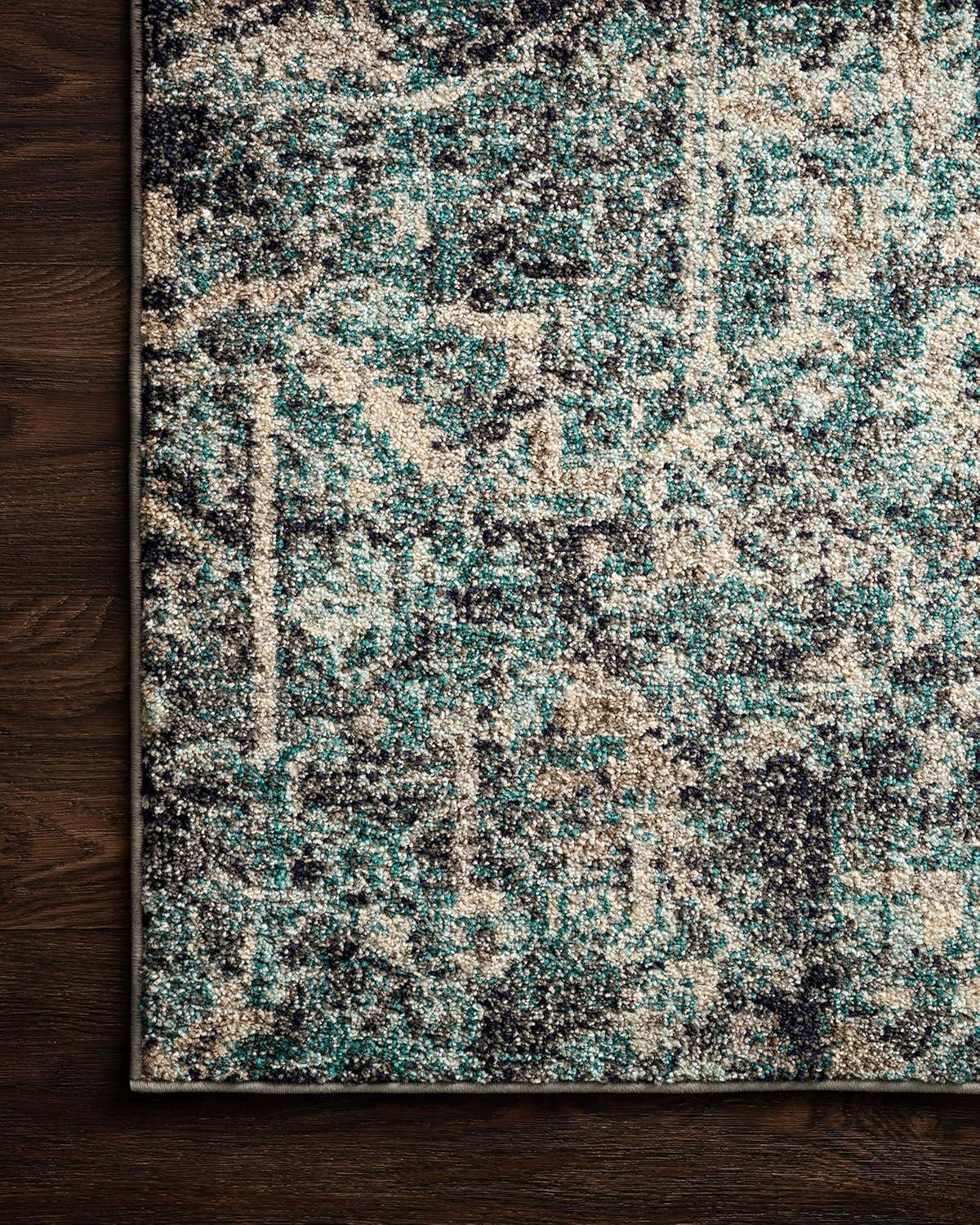 Loloi II Nadia Abstract Smoke / Slate Area Rug