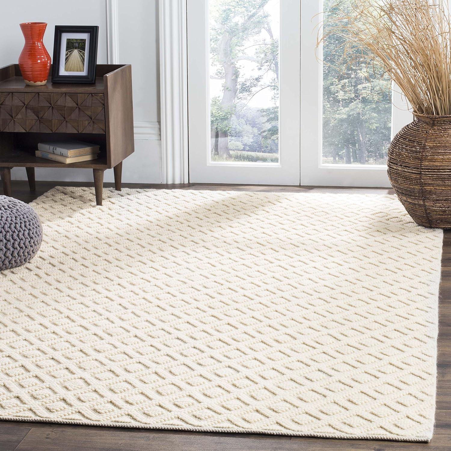 SAFAVIEH Vermont Joss Geometric Diamonds Area Rug, Ivory, 12' x 15'