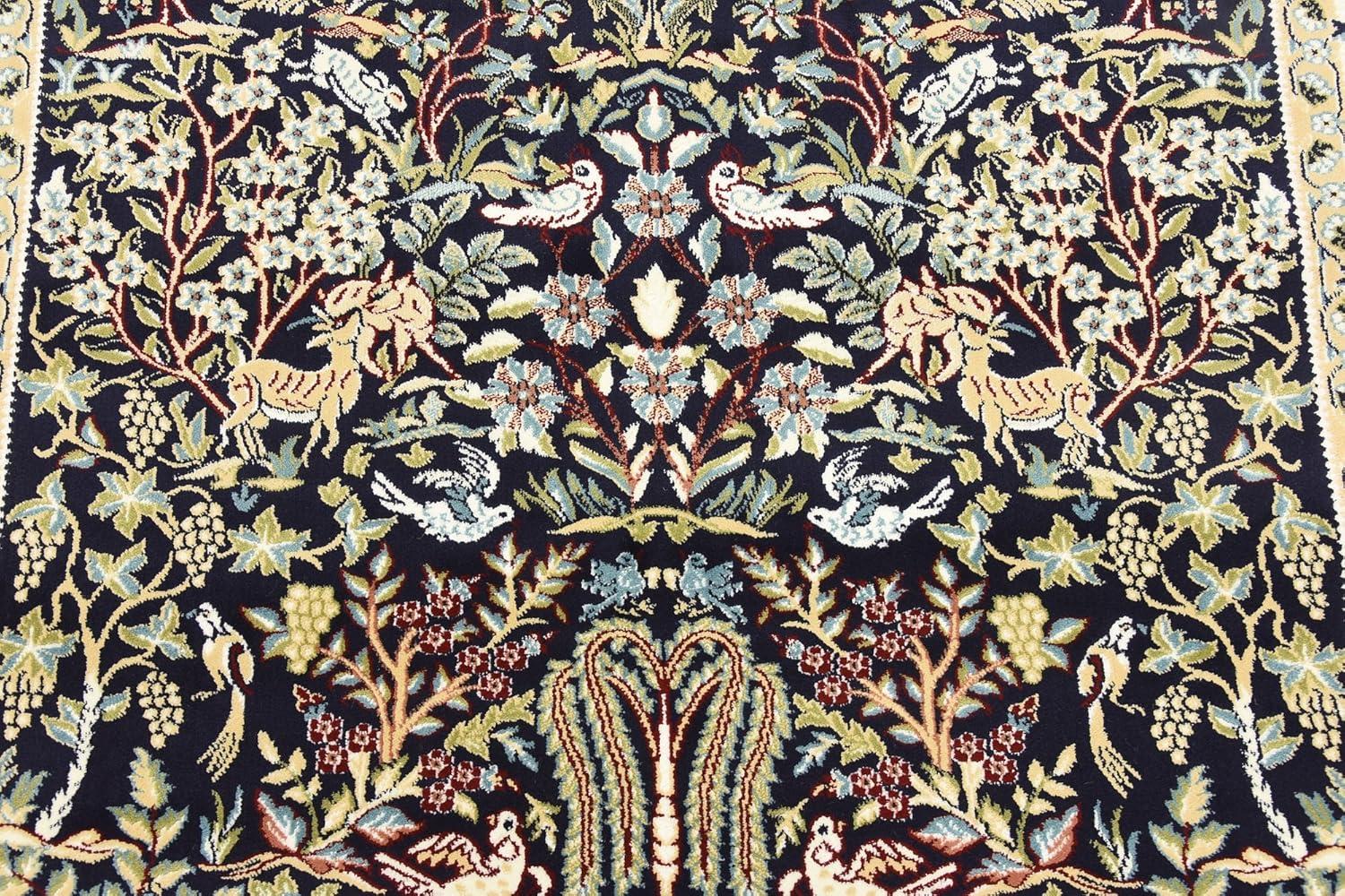 Unique Loom Bristol Narenj Vintage Floral Area Rug or Runner