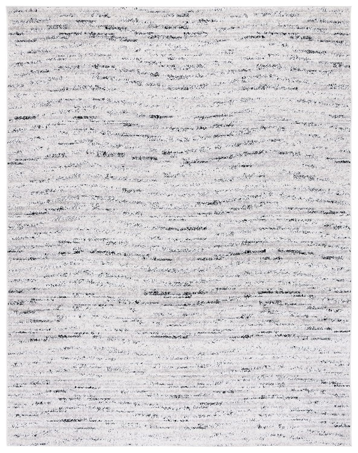 Adirondack ADR117 Machine Made Indoor Area Rug - Ivory/Silver - 8'x10' - Safavieh