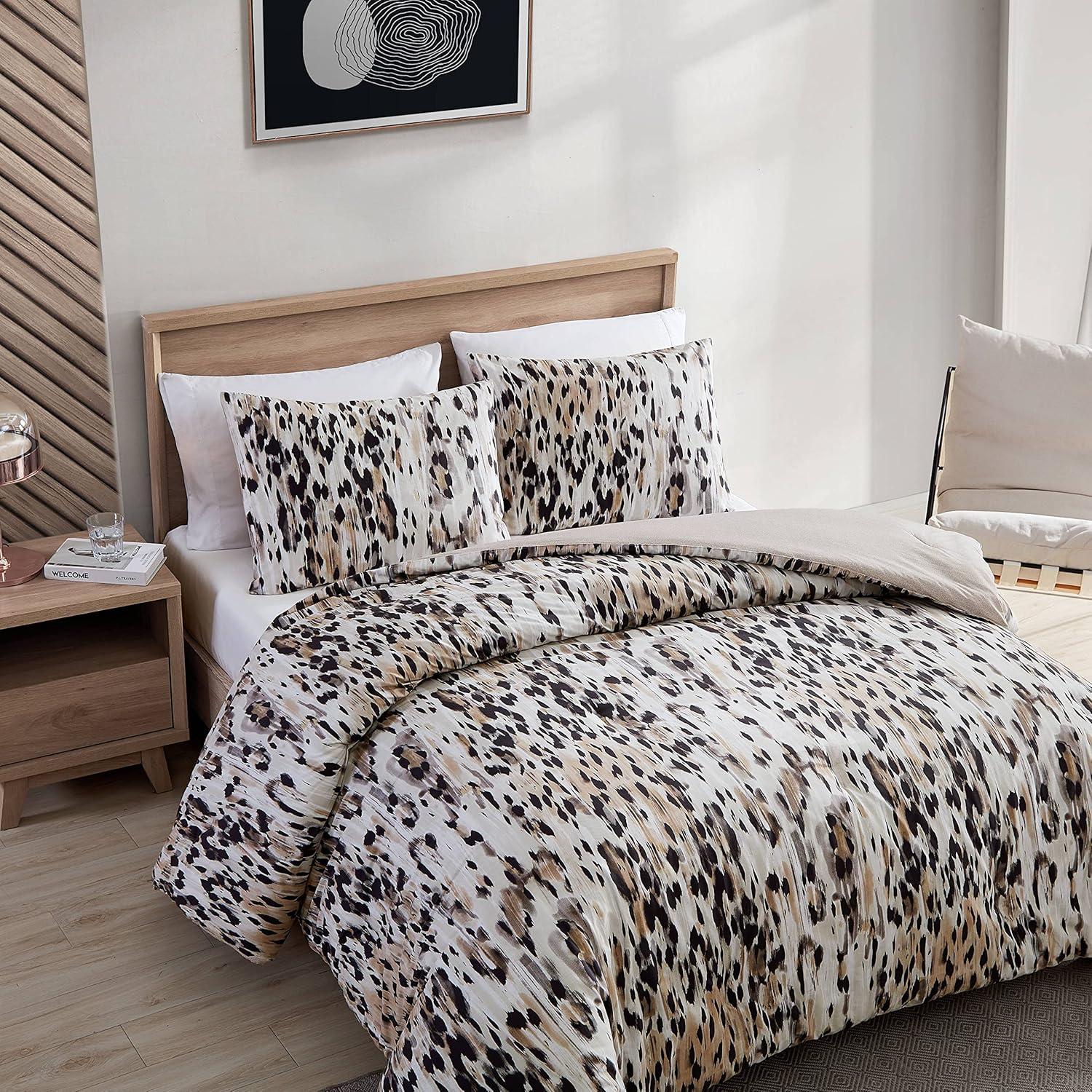 Kenneth Cole Abstract Leopard 3-Pc Duvet Set