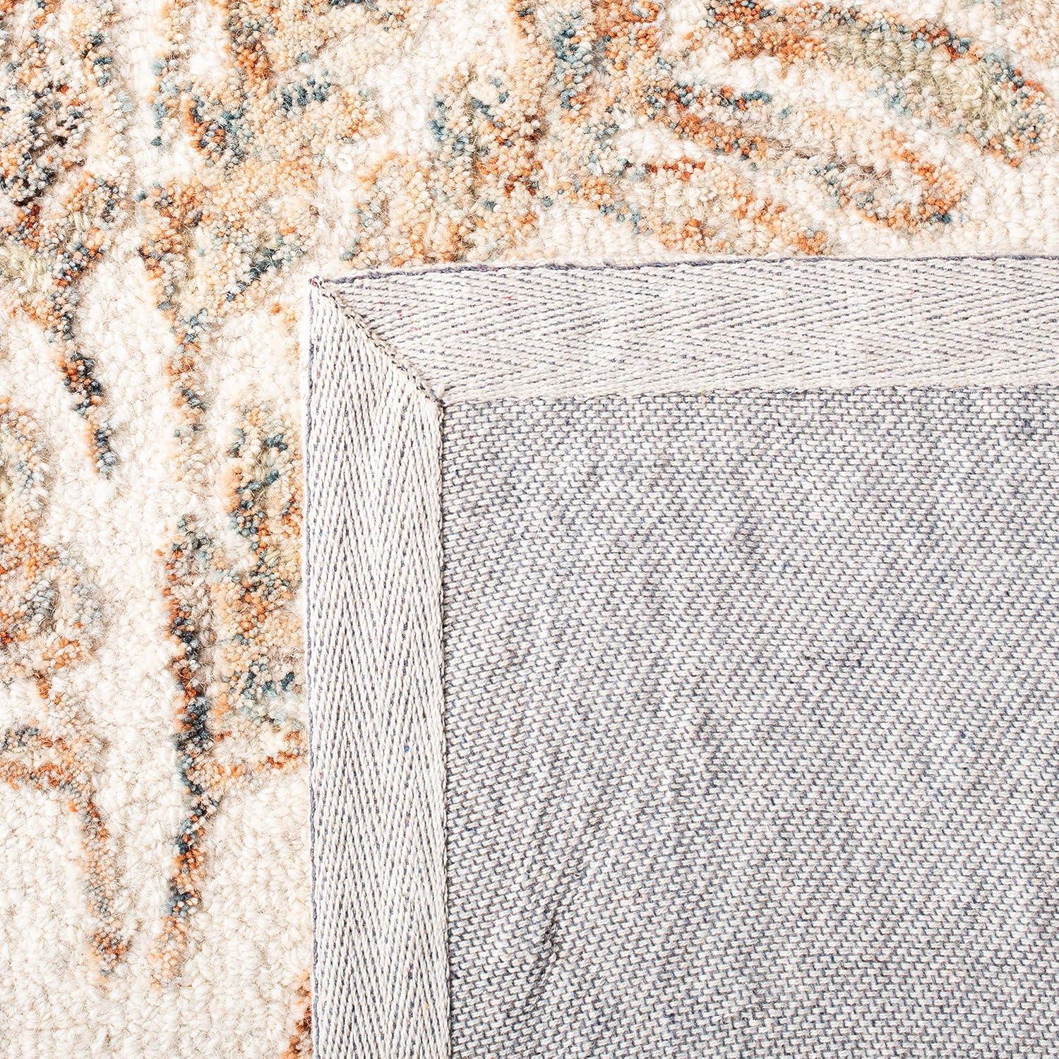 Capri CPR208 Tufted Indoor Runner Rug - Ivory/Brown - 2'3"x7' - Safavieh
