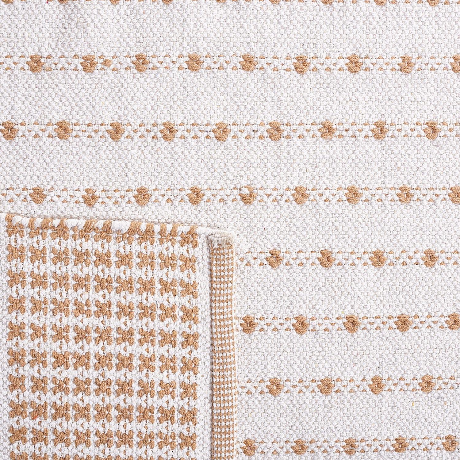 Montauk MTK714 Hand Woven, Flat Weave Indoor Accent Rug - Beige/Ivory - 3'x5' - Safavieh