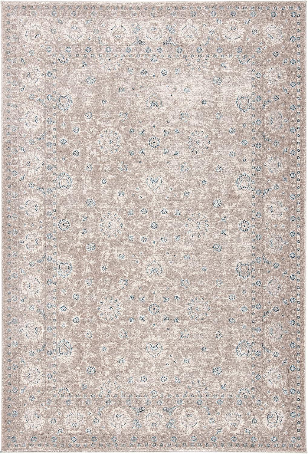 Sofia SOF330 Power Loomed Area Rug - Tan/Blue - 8'9"x11'9" - Safavieh.