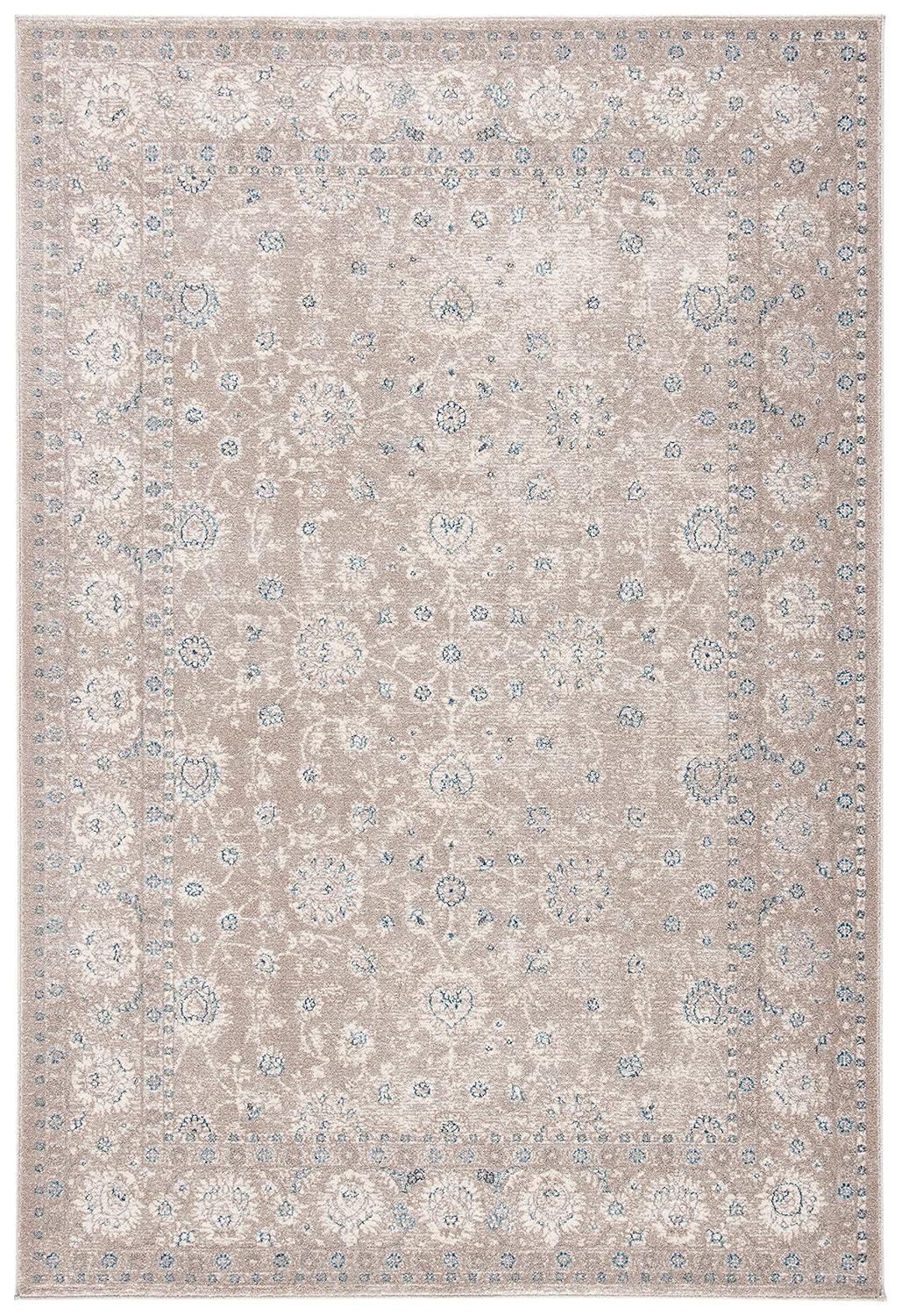 Sofia SOF330 Power Loomed Area Rug - Tan/Blue - 8'9"x11'9" - Safavieh.