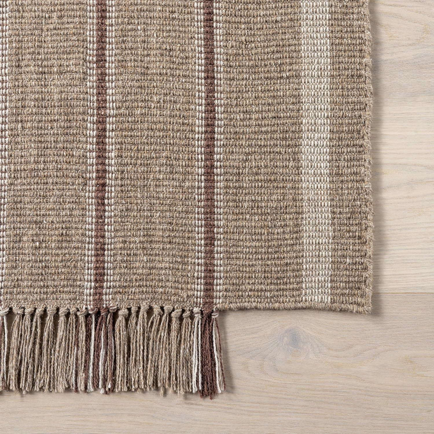 Frenshe Interiors x Rugs USA Frenshe Interiors x Rugs USA Toluca Striped Wool Area Rug