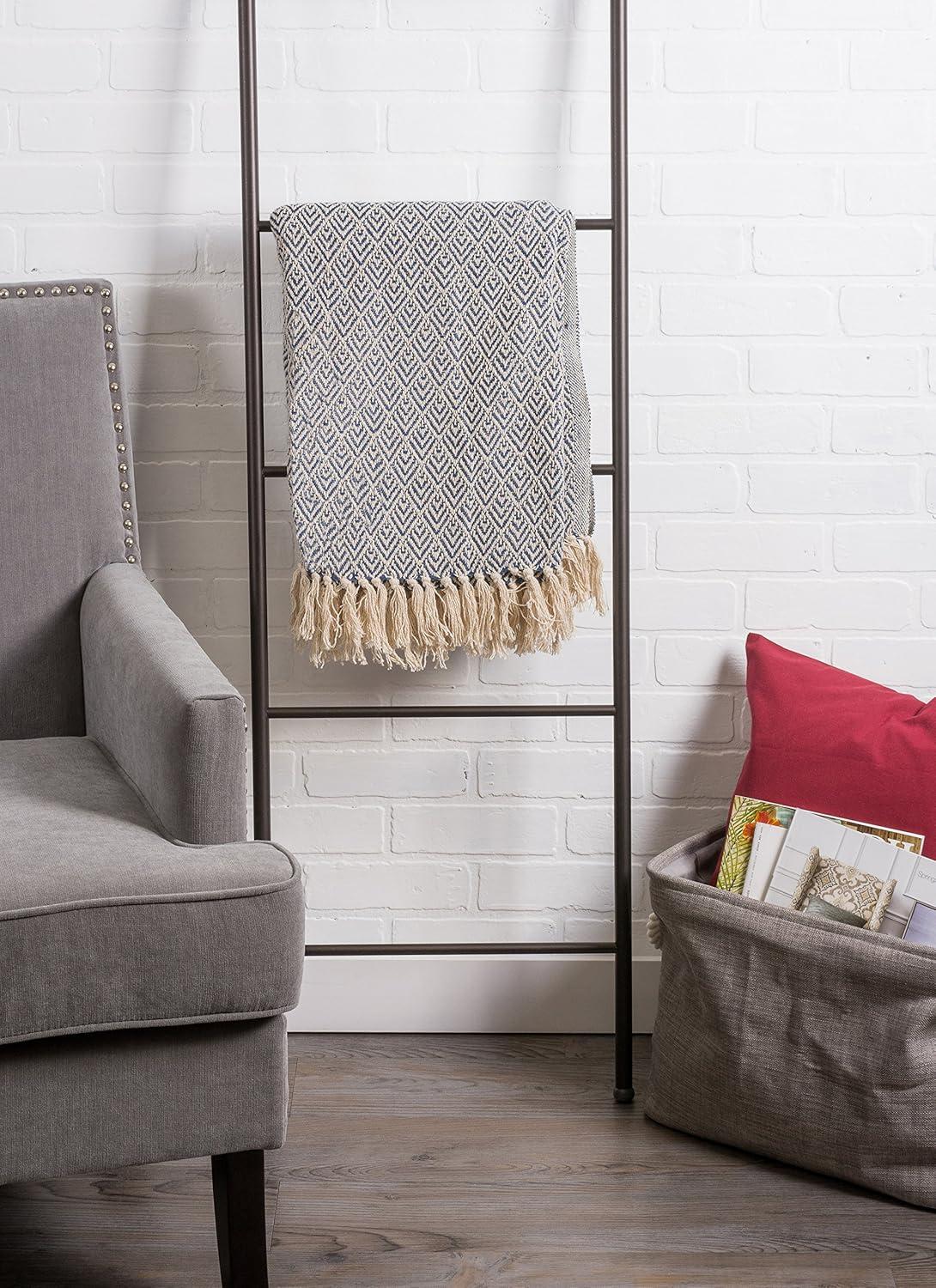 Design Imports Hand Woven Throw Blanket