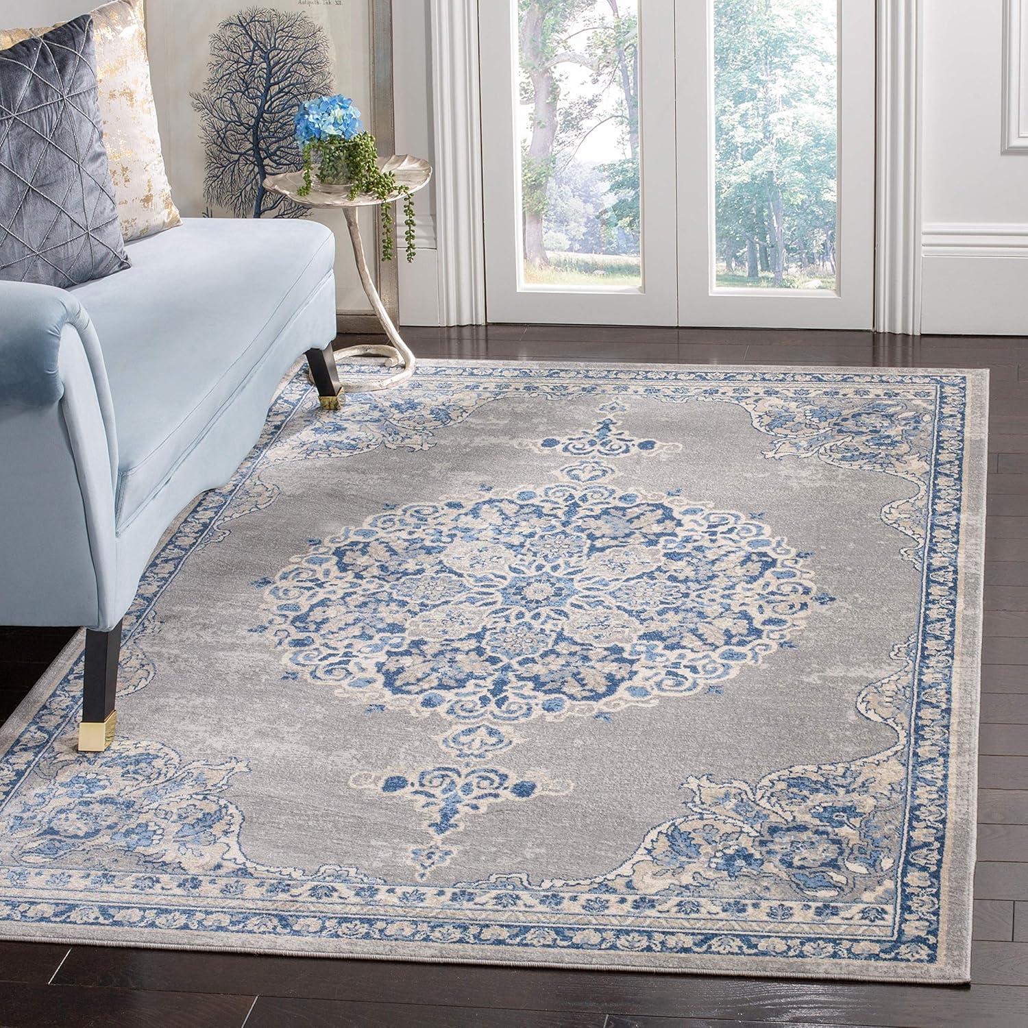 Kelly Clarkson Home Carlisle Light Gray/Blue Rug