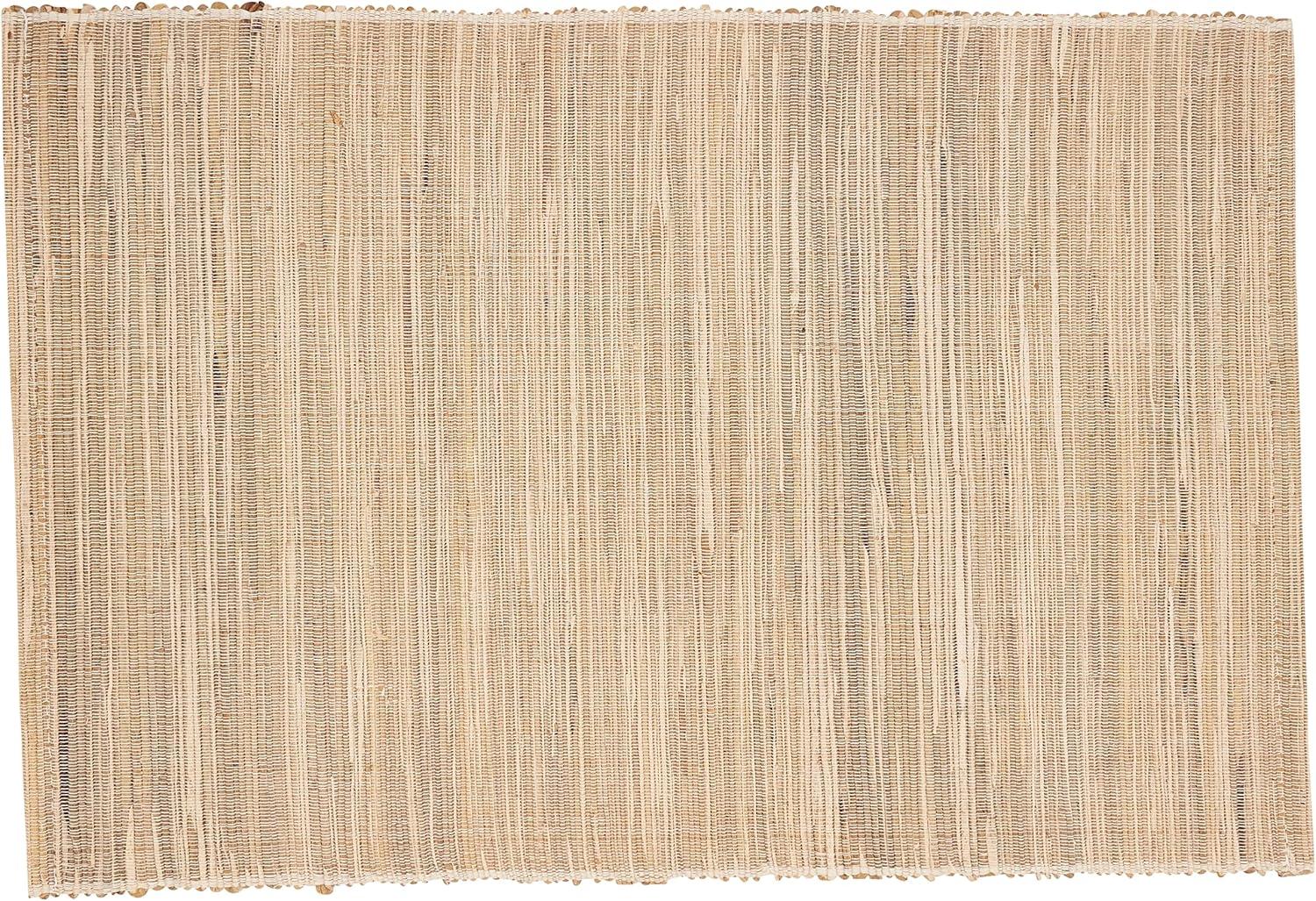 Natural Woven Hyacinth Rectangle Placemats Set of 4