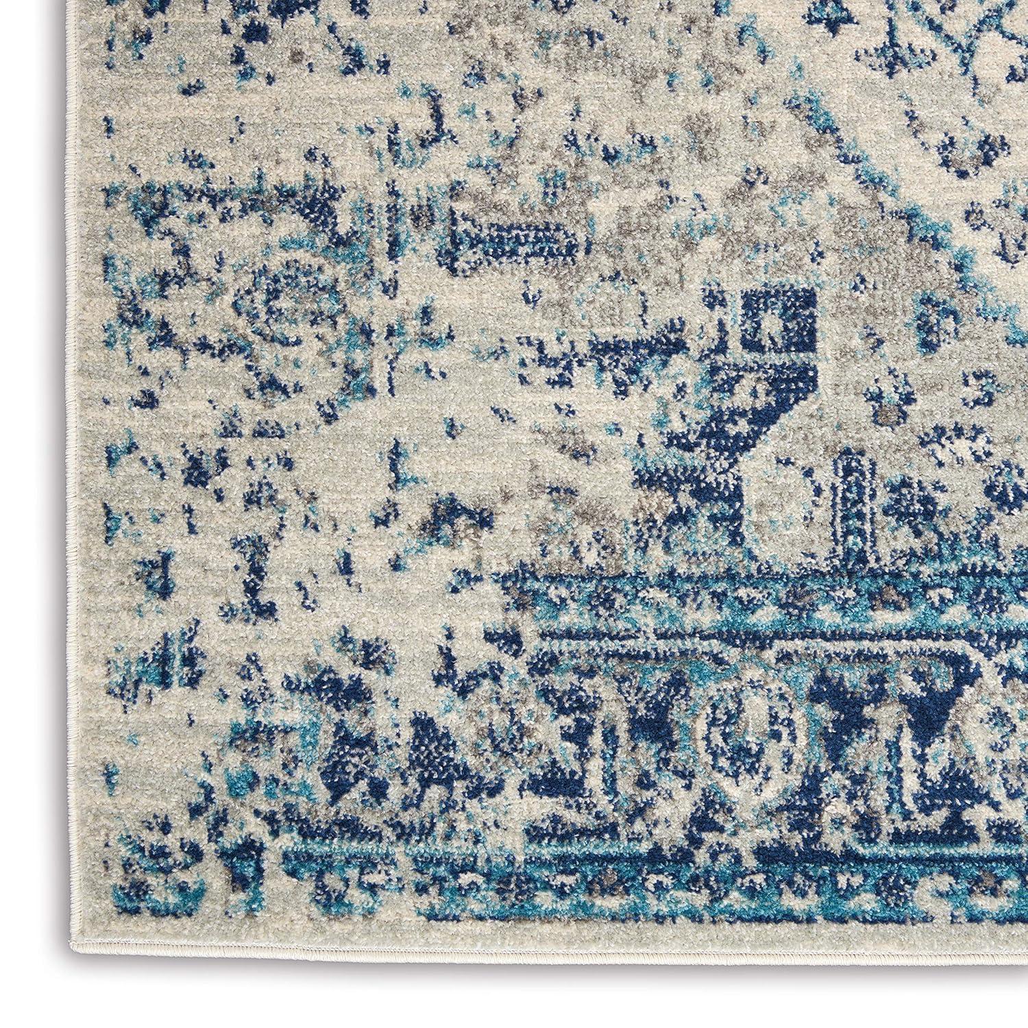 Nourison Tranquil Persian Indoor Rug Ivory Light Blue 5'3" x 7'3"