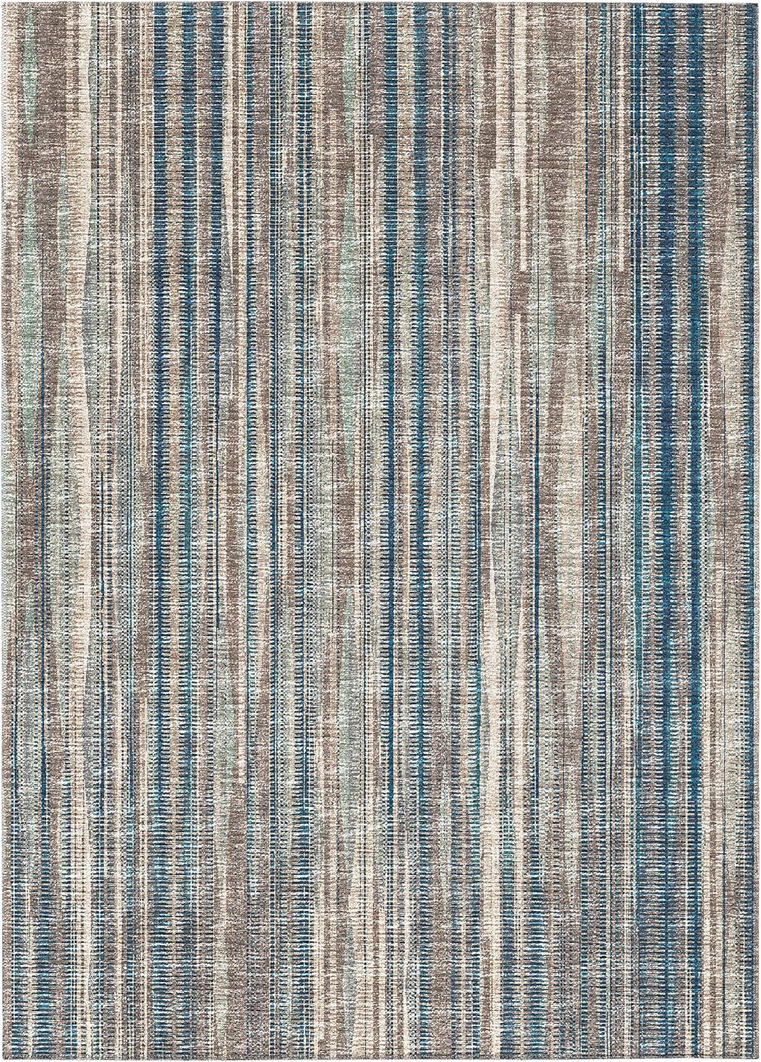 Addison Rugs Indoor/Outdoor Waverly Modern Stripes Washable Rug 3' x 5' - Earth